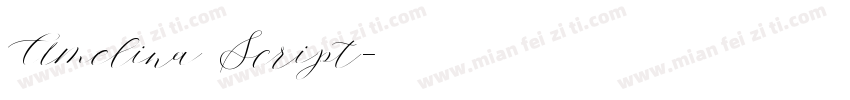 Amelina Script字体转换